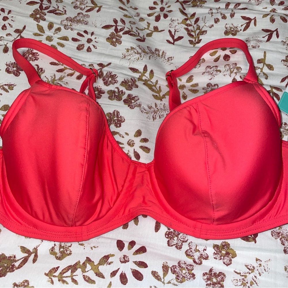 SUNSETS UNDERWIRE BRA TOP SHORLINE SHOR SIZE 34D -36C